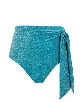 Sparkle High Waist Brief Teal