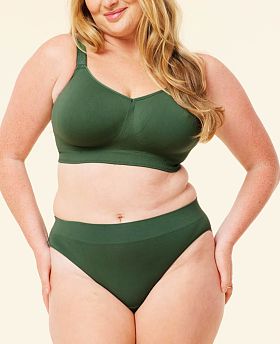 Sugar Candy Basic Bikini Brief Forest Green