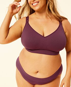Sugar Candy Basic Bralette Plum