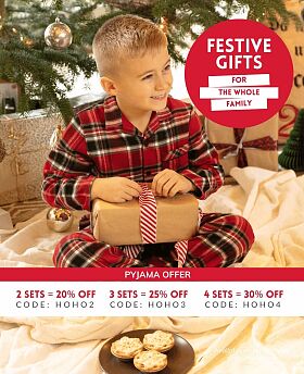 Mini Windsor Boys Check Print Pyjama Set