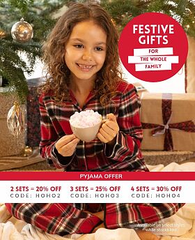 Mini Windsor Girls Check Print Pyjama Set