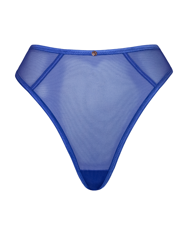 Exposed High Waist Thong Ultraviolet TKD Lingerie