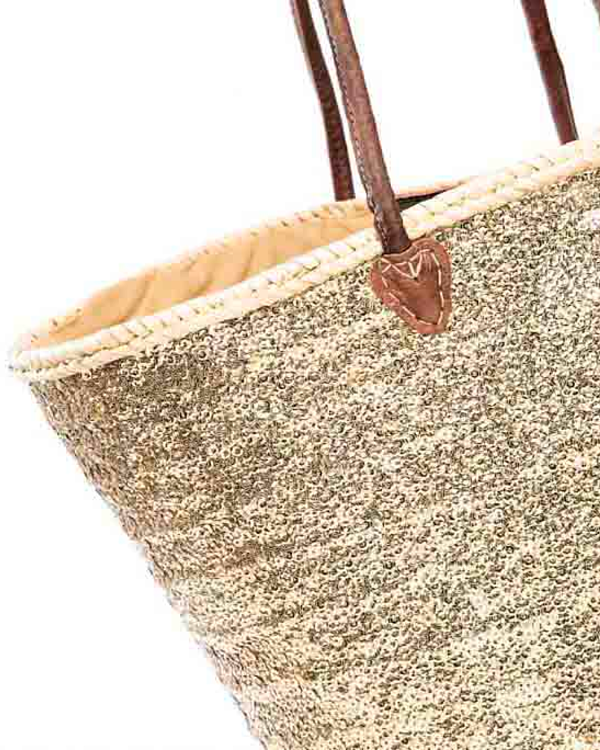 Gold sequin The Tote Bag main image 0