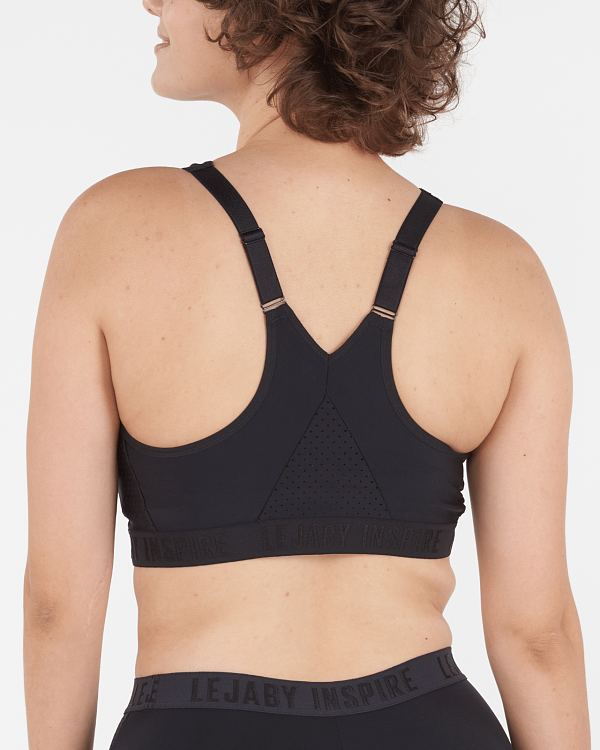 Maison Lejaby Work Out Sports Bra Black TKD Lingerie
