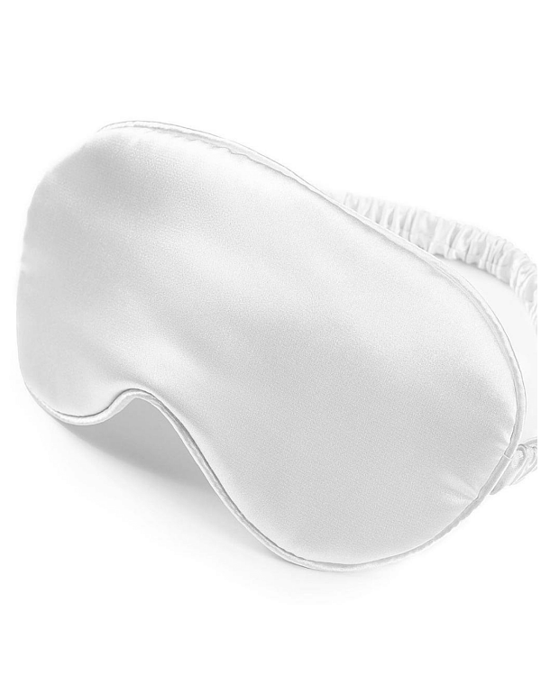 Silk Eye Mask White TKD Lingerie