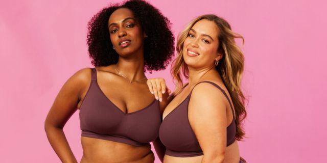 Woman relaxing in a seamless non-wired Sugar Candy bra